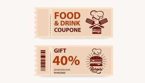 Coupon for Food, Drinks Snack Shack, Food Discount, Coupon Template, System Design, Coupon Apps, Coupon Design, Food Coupon, Shopping Coupons, Increase Engagement