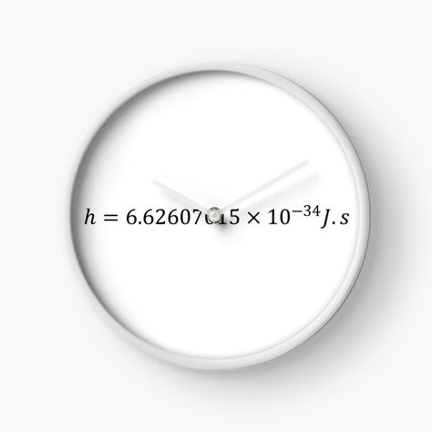 Planck Constant, Physics, Clock, For Sale