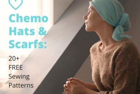 Chemo Hats & Scarfs: 20+ FREE Sewing Patterns Chemo Caps Pattern, Chemo Scarves, Holiday Hand Towels, Chemo Hats, Sewing Hats, Hats And Scarves, Scrap Fabric Projects, Hat Patterns To Sew, Free Sewing Patterns