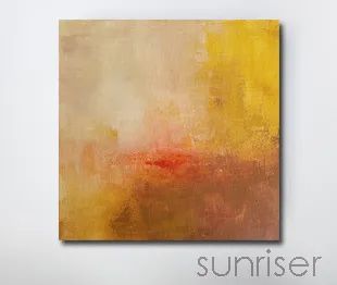 Abstract Sunrise Painting Beginners - Step by Step Acrylic Art Tutorial Demo - 101 ARTISTS Sunrise Abstract Painting, Intermediate Art, Painting Beginners, Abstract Sunrise, Paint With Acrylics, Abstract Art Tutorial, Acrylic Tutorials, Sunrise Painting, Beginner Art