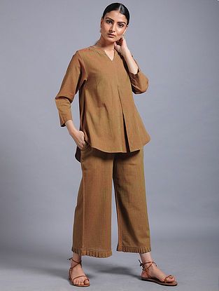 Khadi Dresses Summer, Co Red Set, Khadi Outfits For Women, Khadi Dresses Fashion, Khadi Dresses, Coord Sets For Women, Office Wear Women Work Outfits, Coordinate Sets, Luxury Brochure