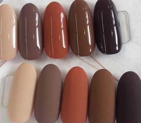 Sns Fall Colors 2023, Color Palette Nails, November Nail Colors, Unghie Sfumate, Coffee Mate, Fall Gel Nails, Neutral Nails, Elegant Nails, Minimalist Nails