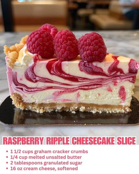 Raspberry Ripple Cheesecake Slice is an easy and quick healthy All Recipes keto dinner ideas recipes that you can cook if you like . In Tasty Recipes blog we No Bake Raspberry Swirl Cheesecake, Raspberry Ripple Cheesecake, Honey Butter Biscuits, Crust Designs, Lemon Raspberry Cheesecake, Cheesecake Slice, Raspberry Swirl Cheesecake, Raspberry Ripple, Raspberry Recipes