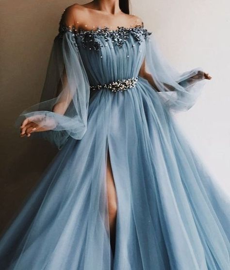 Trendy Prom Dresses, 파티 드레스, Long Sleeve Prom, Cute Prom Dresses, فستان سهرة, A Line Prom Dresses, Beauty Dress, Prom Dresses Long With Sleeves, Long Prom Dress