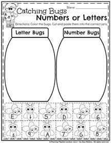 Abc Preschool Crafts, Free Printable Learning Activities, Bug Week Preschool, Camping Worksheets For Preschool, Writing Objectives, Clip Game, Spring Worksheets Preschool, Preschool Camping, Bugs Preschool