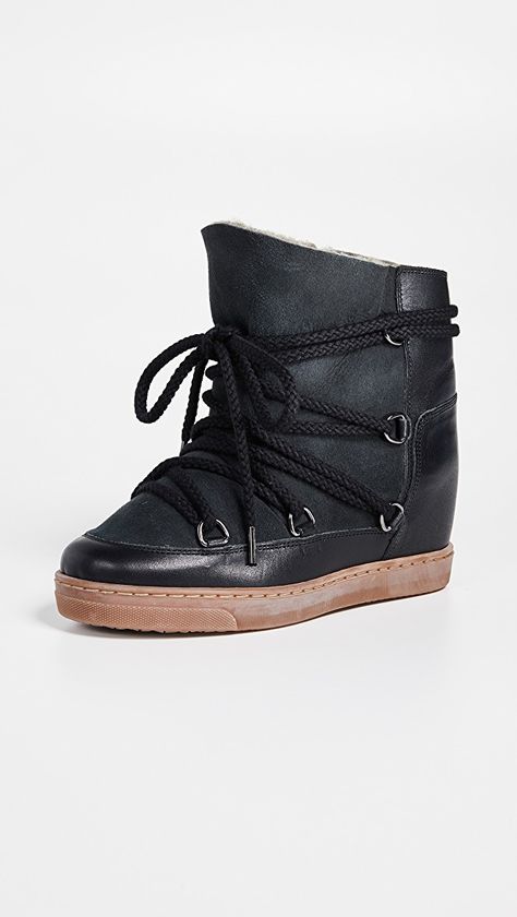 Isabel Marant Nowles Boots | SHOPBOP SAVE UP TO 25% Use Code: STOCKUP19 Isabel Marant Nowles Boots, Isabel Marant Boots, Isabel Marant Shoes, Boots Flat, Sweater Collection, Modern Fashion, Winter Wear, Wedge Sneaker, Lace Up Boots