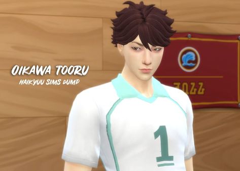 sims 4 haikyuu townie dump Sims 4 Cc Haikyuu Uniform, Sims 4 Haikyuu Cc, Haikyuu Ushijima, Bruh Moment, Ushijima Wakatoshi, Sims 4 Anime, 4 Characters, Oikawa Tooru, Sims 4 Characters