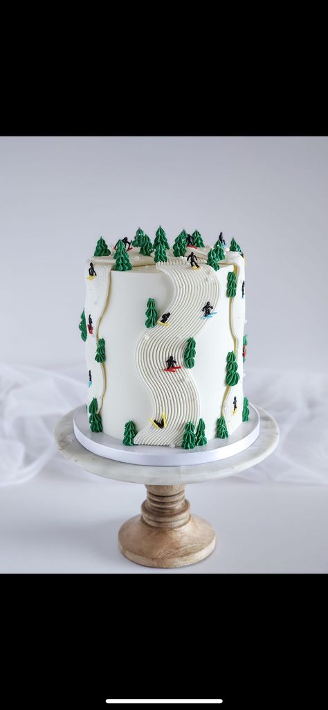 Ski Themed First Birthday, Apres Ski Baby Shower Ideas, Ski Theme Birthday Party, Ski Party Food, Apres Ski Wedding Theme, Ski Baby Shower Ideas, Winter Theme Birthday Cake, Apres Ski Birthday Party, Snowboard Cake Ideas