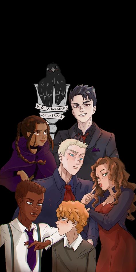 Sic Of Crows Wallpaper, The Crows Wallpaper, Six Of Crows Fanart Wallpaper, Six Of Crows Lockscreen, Six Of Crows Wallpaper, Six Of Crows Fanart, Six Of Crows Characters, Knife Drawing, Crow Books