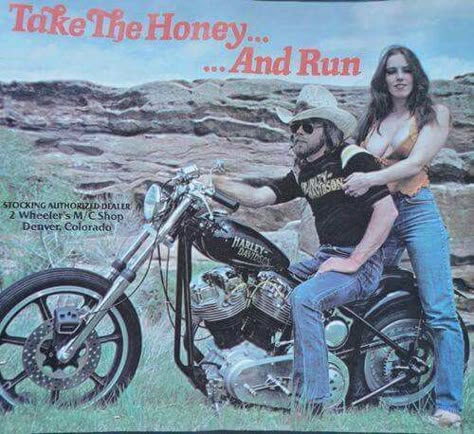 Take the Honey Harley Davidson Art, Biker Stuff, Biker Aesthetic, Biker Life, Easy Rider, Bike Style, Trailer Park, Motorcycle Girl, On The Run