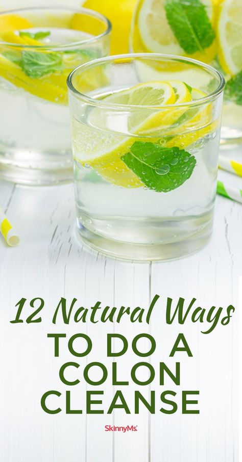 Feeling sluggish? Bloated? Constipated? Learn 12 natural ways to do a colon cleanse so you can incorporate them into your lifestyle. Whole Body Cleanse, Healthy Detox Cleanse, Colon Cleanse Recipe, Feeling Sluggish, Body Detox Cleanse, Full Body Detox, Natural Detox Drinks, Natural Colon Cleanse, Detox Drinks Recipes