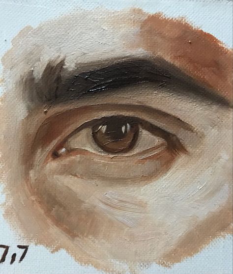 Eyes Painting, Simple Oil Painting, Painted Eyes, Oil Painting Inspiration, Eye Sketch, Eye Painting, Old Paintings, Still Life Art, Watercolor Sketch