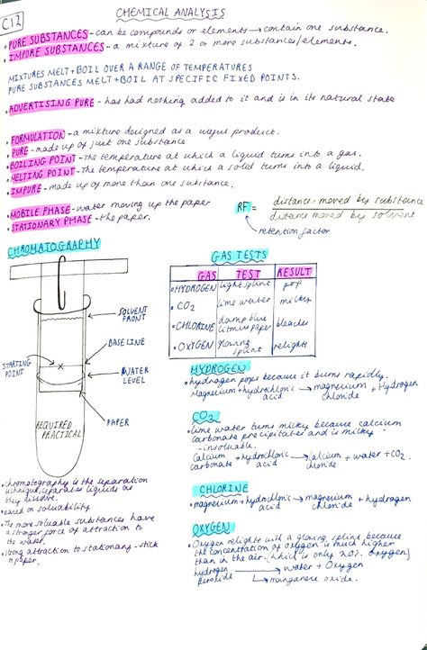 Gcse Chemistry Revision, Colourful Notes, Gcse Science Revision, Chemistry Revision, Chemistry Paper, Exam Notes, Gcse Chemistry, Science Revision, Biology Revision