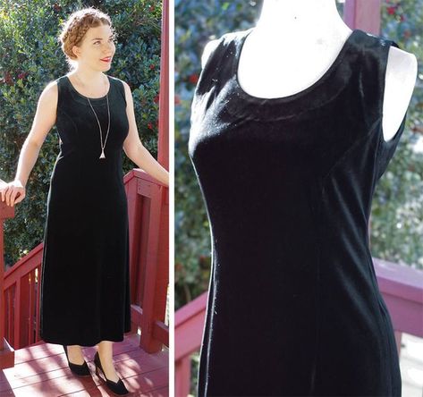 90s velvet dress