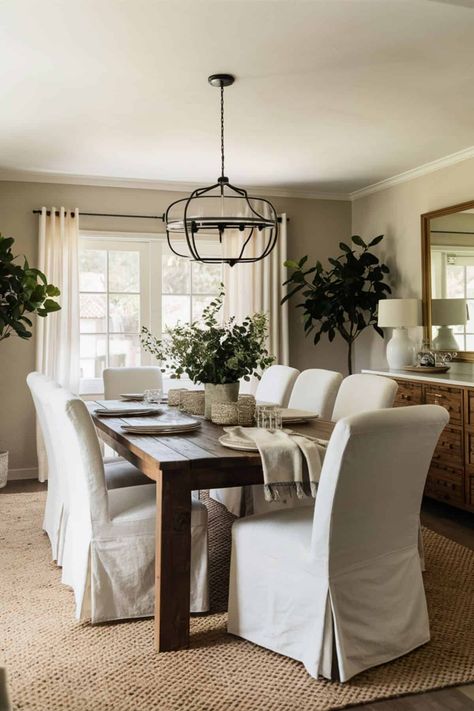 California Casual Dining Room, Casual Dining Room Ideas, Cottage Dining Room Ideas, Cottage Dining Room, Dining Room Chandeliers, Casual Dining Room, Cottage Dining, Casual Home Decor, Casual Dining Table