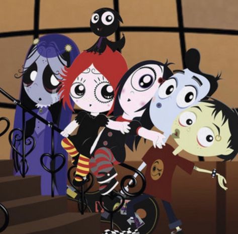 Mlp Halloween Matching Pfp, Ruby Gloom And Misery, Ruby Gloom Characters, Ruby Gloom Matching Pfp, Ruby Gloom, Gothic Vampire, Childhood Movies, Scene Kids, Disney Princess Pictures