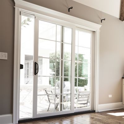 Craftsman Front Doors, Sliding Glass Door Window, Sliding Doors Exterior, Sliding French Doors, Glass Doors Patio, Slider Door, French Doors Exterior, Sliding Door Design, French Doors Patio