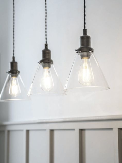 Cone Pendant Light, Bar Pendant Lights, Hanging Lights Kitchen, Kitchen Pendant, Kitchen Needs, Dome Pendant Lighting, Kitchen Lighting Fixtures, Kitchen Pendants, Kitchen Pendant Lighting