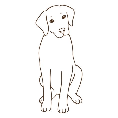 Chocolate Lab Drawing Easy, Labrador Doodle Drawing, Lab Drawing Easy, Lab Dog Drawing, Chocolate Lab Drawing, Labrador Embroidery, Labrador Doodle, Labrador Drawing, Lab Drawing