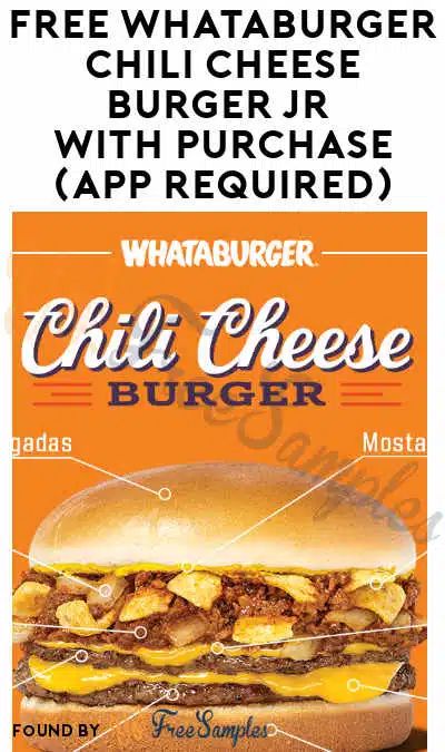 FREE Whataburger Chili Cheese Burger Jr with Purchase (App Required) https://yofreesamples.com/food-samples/free-whataburger-chili-cheese-burger-jr-with-purchase-app-required Whataburger Recipe, Chili Cheese Burger, Food Samples, Cheese Burger, Chili Cheese, Free Stuff, Cheeseburger, Chili, Cheese