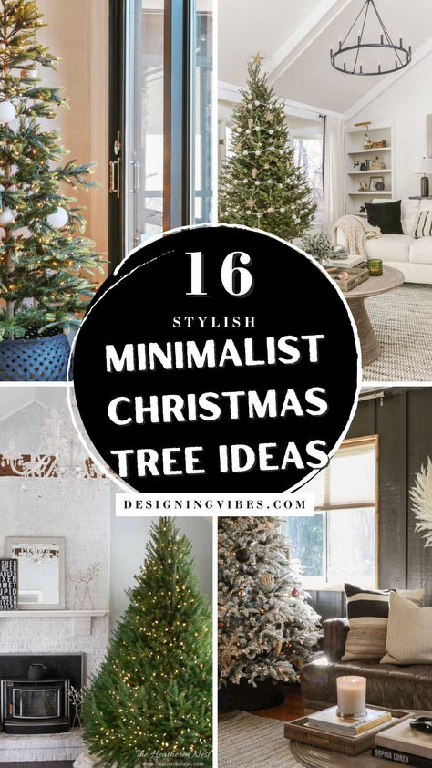 modern minimalist christmas tree decor ideas Christmas Tree No Ribbon, No Garland Christmas Tree, Minimalistic Christmas Tree Decor, Minimal Christmas Tree Decorations, Simple Modern Christmas Tree, Christmas Tree Decorations Minimalist, Christmas Tree Without Topper, Modern Minimalist Christmas Decor, Christmas Tree Simple Minimalist