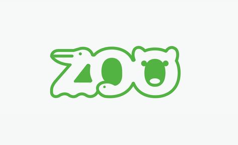 Zoo Identity - Irina Blok Zoo Typography, Zoo Logo Design, Zoo Logo, Word As Image, Animal Illustration Kids, San Francisco Zoo, Zoo Toys, Zoo Project, Typographic Logo Design