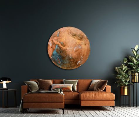 Copper Wall Art, Large Copper Cirlce, Patinated Copper Art, Copper Decoration, Patina Copper, Blue Patina, Lofty Design, Metal Wall Art - Etsy Copper Decoration, Copper Living Room, Copper Bedroom, Summer Front Porch Decor, Summer Porch Decor, Copper Wall Art, Patina Copper, Summer Front Porches, Porch Rug