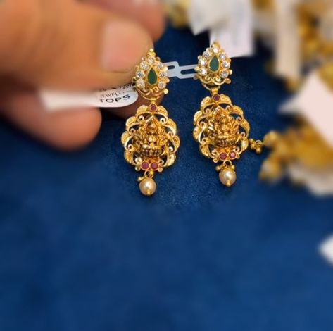 Vanki Rings Gold Indian, Dailywear Earrings Gold Indian, Fancy Earrings Gold, Bapu Bommalu, Earrings Gold Indian, Vanki Ring, Latest Earrings Design, Gold Jewelry Prom, Simple Necklace Designs