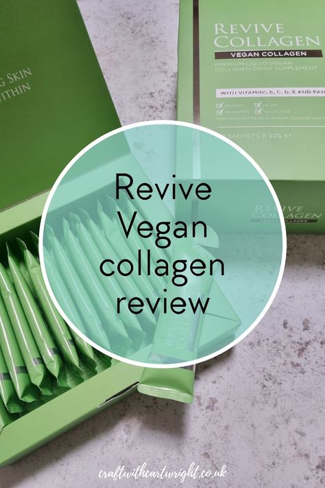 Revive Vegan collagen review - Craft with Cartwright Vitamin B7, Collagen Drink, Vegan Collagen, Holland And Barrett, Daily Sunscreen, Plant Based Skincare, Drink Plenty Of Water, Skincare Product, Vitamin B6