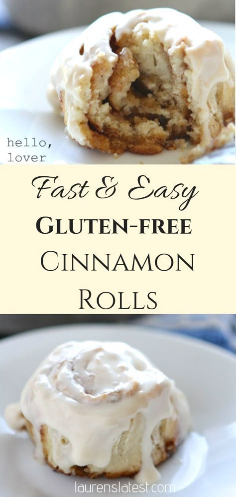 Gluten Free Cinnamon Rolls Recipe, Tarte Vegan, Gluten Free Cinnamon, Gluten Free Cinnamon Rolls, Dessert Oreo, Sweet Breakfast Treats, Cinnamon Rolls Easy, Bread Breakfast, Blueberry Coffee