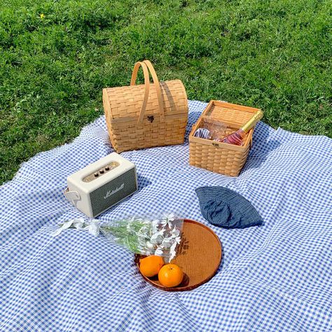 Picnic Blue Aesthetic, Blue Picnic Aesthetic, Picnic Background, Plaid Table Cloth, Picnic Table Cloth, Cheap Tablecloths, Picnic Inspo, Cloth Background, Blue Picnic