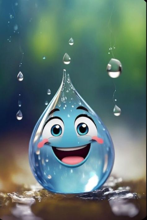 Water Emoji, Raining Images, Cute Wallpapers For Android, Cool Galaxy Wallpapers, Paper Quilling For Beginners, Whimsical Art Paintings, Easy Art For Kids, Smile Wallpaper, Iphone Dynamic Wallpaper