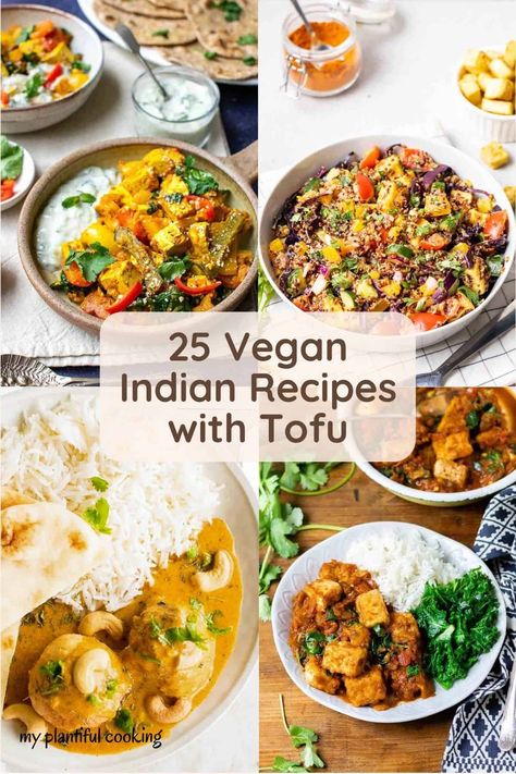 Here are 20 healthy and vegan Indian recipes using tofu! They are bold in flavor, delicious and super filling. Indian Tofu Recipes, Vegan Indian Dishes, Recipes Using Tofu, Indian Dinner Recipes, Vegan Indian Recipes, Quick Easy Vegan, Indian Dinner, The Best Recipes, Tofu Recipes