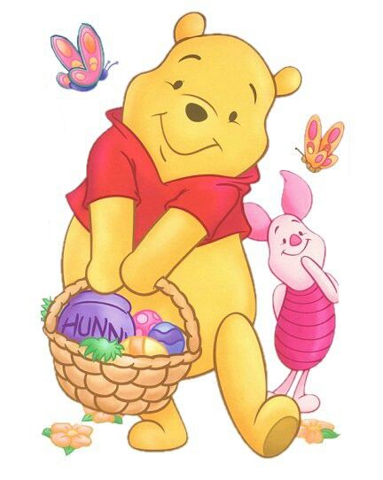 Happy Easter from Winnie the Pooh & Piglet Cute Easter Pictures, Happy Easter Pictures, Winnie The Pooh Drawing, Easter Cartoons, Easter Drawings, Disney Princess Cartoons, Winnie The Pooh Pictures, Disney Easter, Happy Easter Wishes