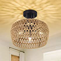 Check this out! Nursery Light Fixture, Rattan Ceiling Light, Boho Light Fixture, Wicker Lampshade, Rattan Ceiling, Rattan Light, Rattan Light Fixture, Hallway Light Fixtures, Boho Chandelier