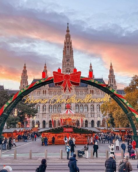 Vienna 🇦🇹 (@vienna_austria) • Instagram photos and videos Vienna In Winter, Vienna Winter, Vienna Christmas, Swarovski Christmas, European Christmas, Spiced Wine, Schönbrunn Palace, Christmas In Heaven, Old Town Square