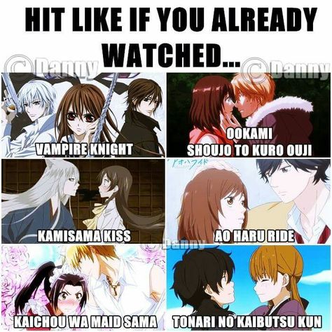 That plus if you need a good anime to watch! :3 Shoujo anime Vampire Animes To Watch, Vampire Anime Recommendations, Shojo Anime To Watch, Vampire Romance Anime, Romance Animes To Watch, Romance Anime To Watch List, Anime Sauce, Romance Animes, Good Anime