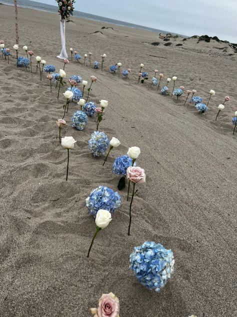 Beach Aisle Runner, Beach Ceremony Aisle, Wedding Aisle Beach, Bohemian Wedding Aisle, Beach Wedding Aisle Decor, Beach Wedding Aisle, Flower Aisle, Sand Mountain, Beach Wedding Aisles