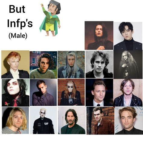 Infp Mood Board, Infp Male Personality, Infp Guys, Mbti Infp Starter Pack, Infp Personality Funny, Infp Personality Characters, Infp Bf, Infp People, Infp Darkside