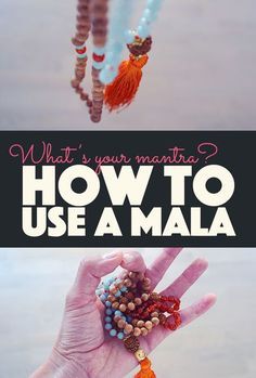 How to Use a Mala - What’s your Mantra? | Mala beads, mala necklace, yoga, yogi, yoga every damn day, meditation, bliss, hippie, spiritual, prayer, buddha, buddhism, India, yoga practice, self love, mantra, self esteem, self confidence, body positivity Love Mantra, Practice Self Love, Meditation Mantra, Usui Reiki, Yoga Nature, Little Buddha, Reiki Symbols, Mala Meditation, Beads Mala