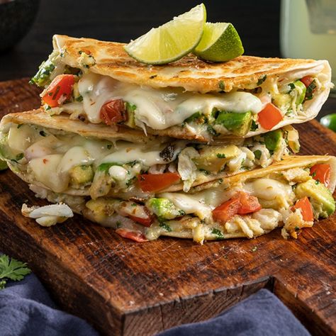 Meals Recipes | Sargento Crab Quesadilla Recipe, Crab Quesadilla, 2000 Calories A Day, Quesadilla Recipe, Ways To Love, Natural Cheese, Meals Recipes, Crab Recipes, Pepper Jack Cheese