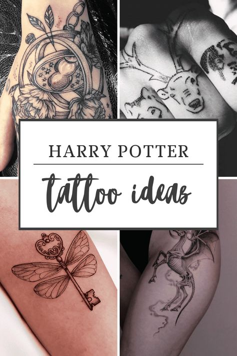 Explore magical Harry Potter-inspired ink! Find inspiration for your next wizarding tattoo, from iconic symbols to beloved characters. Harry Potter Tattoo Unique, Tattoo Ideas Forearm, Woman Tattoo Ideas, Harry Potter Tattoo Ideas, Golden Snitch Tattoo, Snitch Tattoo, Harry Potter Quotes Tattoo, Artists Tattoos, Motivation Tattoo