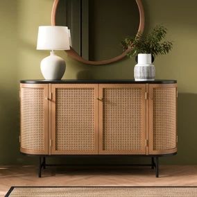 Sideboards | Dressers & Wooden Sideboard | Dunelm Maria Drawing, Oval Sideboard, How To Decorate A Sideboard, Living Room Designs India, Hallway Sideboard, Sideboard Black, Extension Plans, House Extension Plans, Stylish Sideboards