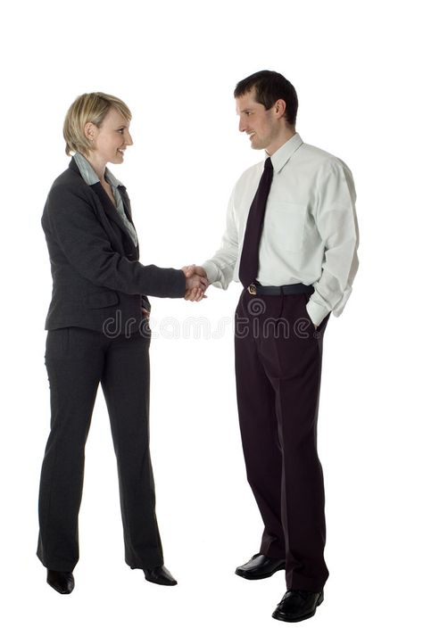 Couple. Young business couple handshaking on white #Sponsored , #advertisement, #advertisement, #Young, #white, #handshaking, #Couple Handshake Drawing Reference, Handshake Reference, Interaction Reference, Photo Drawing Reference, Handshake Drawing, Two Person Pose, Two People Standing, Business Couple, Stock Photos Funny