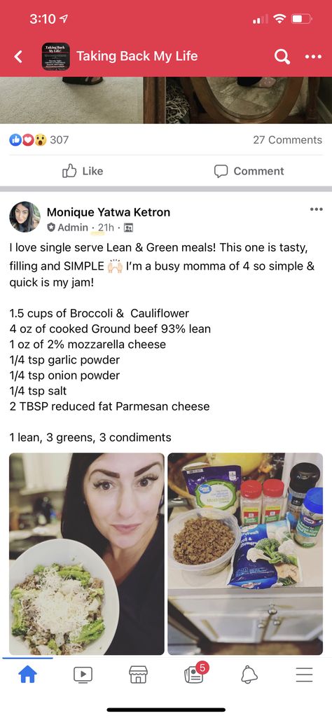 Single Serve Lean And Green, Optavia Broccoli Recipes, Single Serving Lean And Green Meals, Healthy Board, Lean Protein Meals, Lean And Green, Green Meals, Single Serving Recipes, Green Recipes