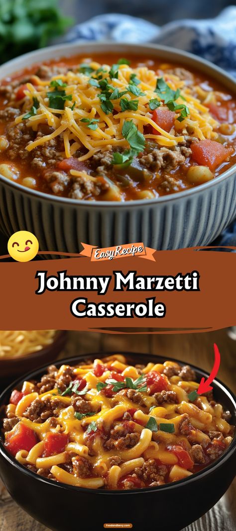 Rediscover the classic comfort of Johnny Marzetti Casserole, a hearty, satisfying dish made with ground beef, noodles, tomatoes, and cheese. Originating from the Midwest, this casserole is a beloved comfort food that’s perfect for feeding a crowd. #JohnnyMarzetti #CasseroleDinner #ComfortCuisine Johnny Marzetti Recipe Casseroles, Marzetti Recipes, Johnny Marzetti Casserole Recipe, Johnny Marzetti Recipe, Johnny Marzetti Casserole, Marzetti Casserole, Ground Beef Noodles, Johnny Marzetti, Tomatoes And Cheese