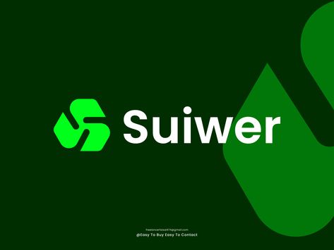 Branding: logo design - logo - Suiwer logo icon by Md Faisal Renewable Energy Design, Energy Logo Design, Energy Logo, Branding Logo Design, Logo Icon, Renewable Energy, Logo Icons, Branding Design Logo, Logo Branding