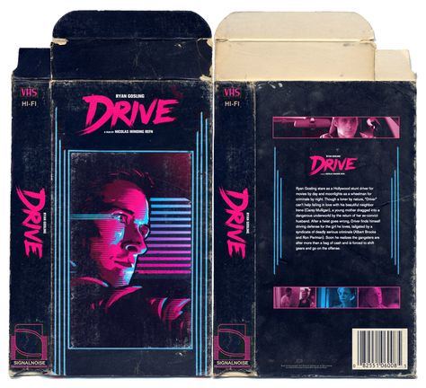 drive vhs box art Vhs Box, Gfx Design, Vhs Cassette, New Retro Wave, Hi-fi, Cover Artwork, Print Inspiration, Graphic Design Posters, Album Art