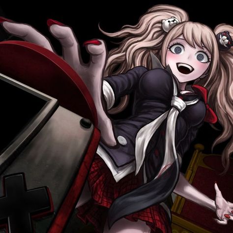 Danganronpa Junko, Junko Enoshima, Anime Wall Prints !!, Yandere Girl, Danganronpa 1, Fan Anime, Trigger Happy Havoc, Trigger Happy, Danganronpa V3