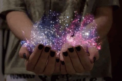 Magic Magical GIF - Magic Magical Galaxy - Discover & Share GIFs Art Amour, Glitter Gif, Healing Magic, Magic Aesthetic, Magic Powers, Healing Hands, Arte Fantasy, Aesthetic Gif, Reiki Healing